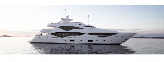 131 Yacht - Side Profile (Render)