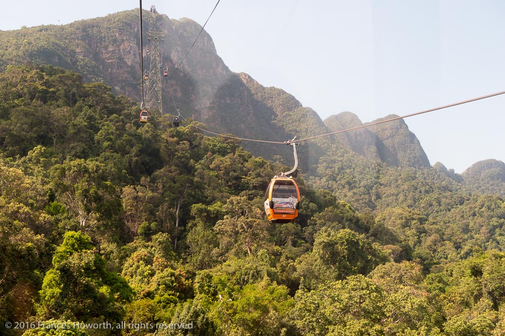 Langkawi Cable Car from another car