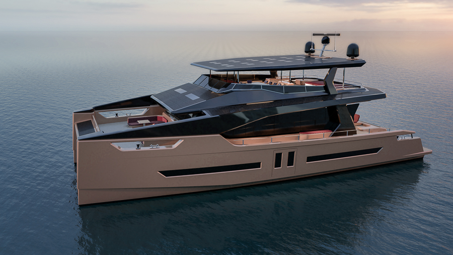 Two Alva Yachts OCEAN ECO catamarans already under construction, with plans for a 90-footer