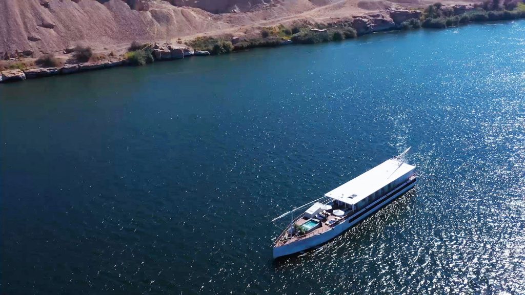 River Nile is the cruising ground for Berge