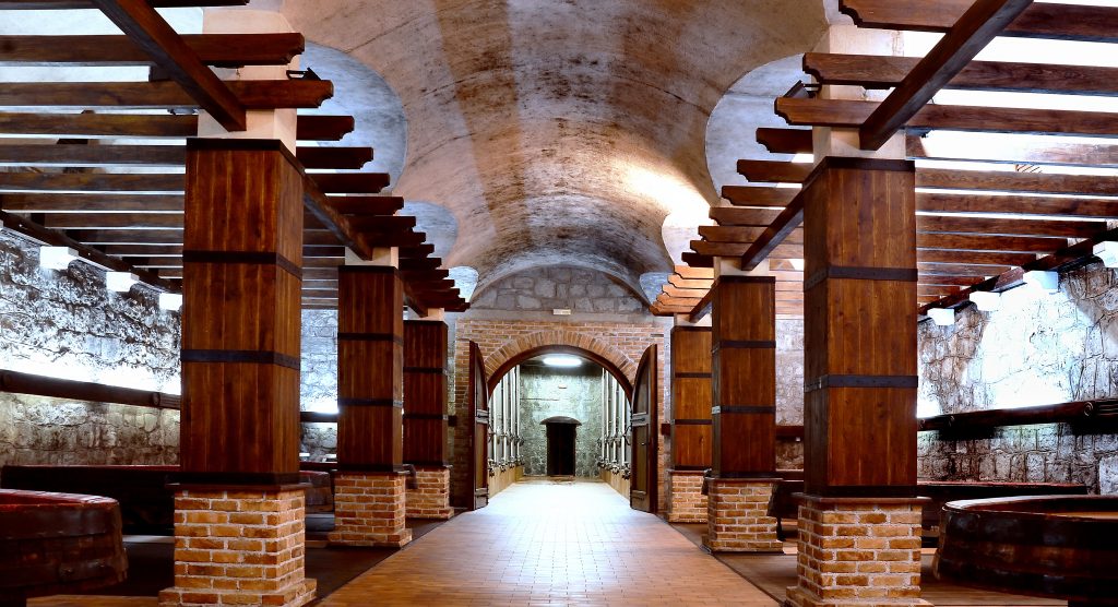 In the heart of the vineyard, the Šipčanik wine cellar, based at a former military airport and now housing two million litres of wine, is a destination in its own right.