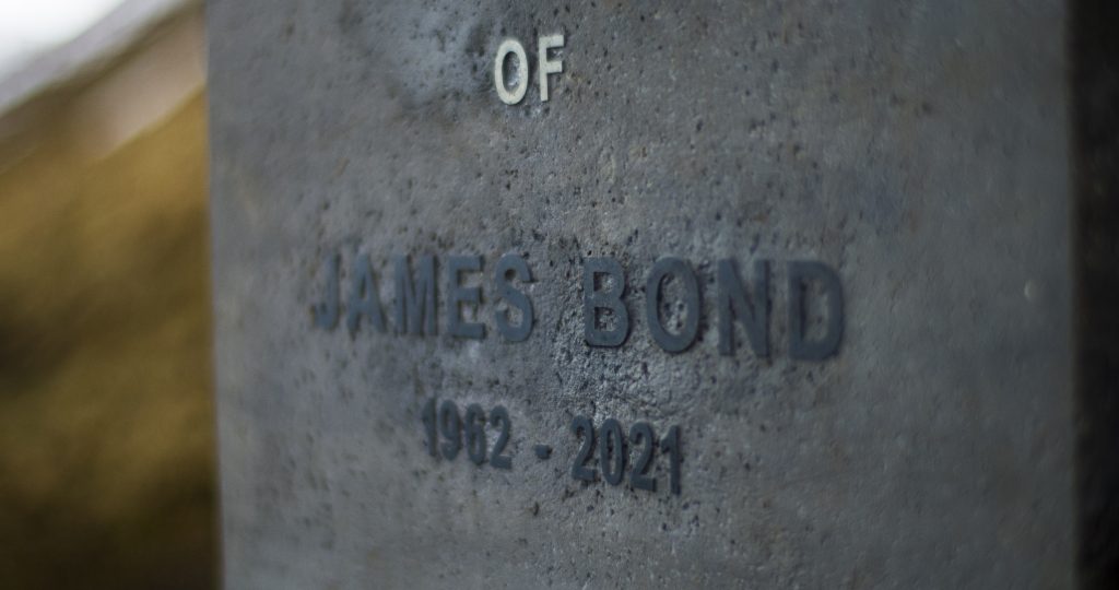 The Faroe island grave of James Bond 007