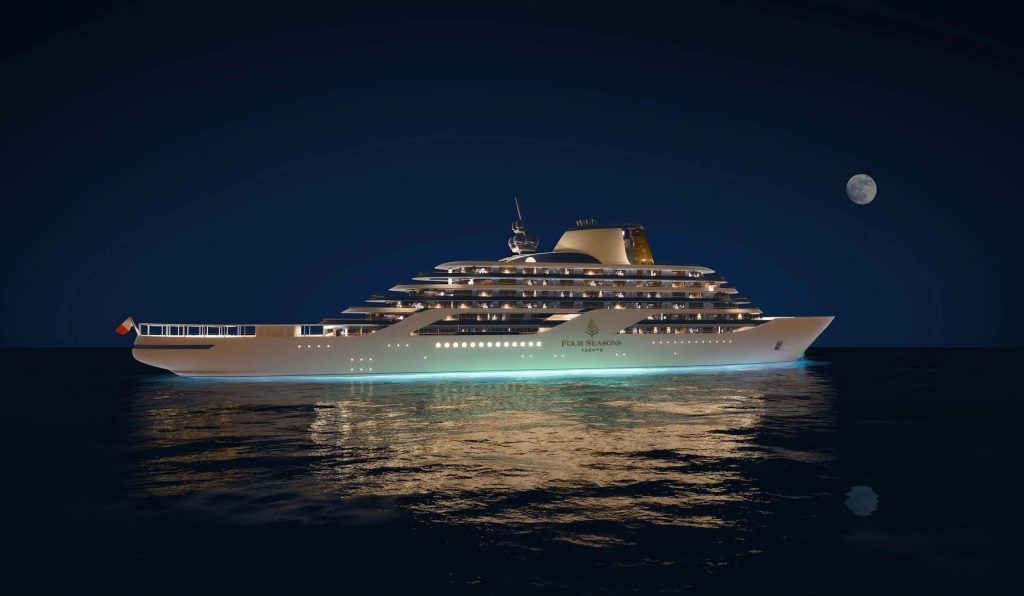 The Four Seasons Yacht represents the next chapter in a long history of industry leading innovation, and a milestone moment for the company