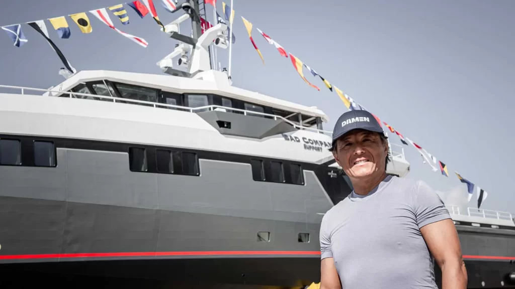 “What we are planning to do with Bad Company Support no one has ever done before, and I think this will set a whole new tier of adventure for future yachts people,” says Anthony Hsieh