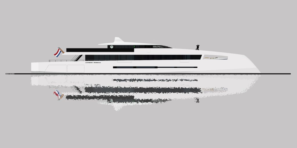 Design for Ghost yacht by Alexander McDiarmid