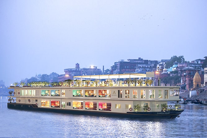 Antara Luxury River Cruises is a pioneer in sophisticated river hospitality.  They operate a fine fleet of river cruise ships that ply the Ganges.
